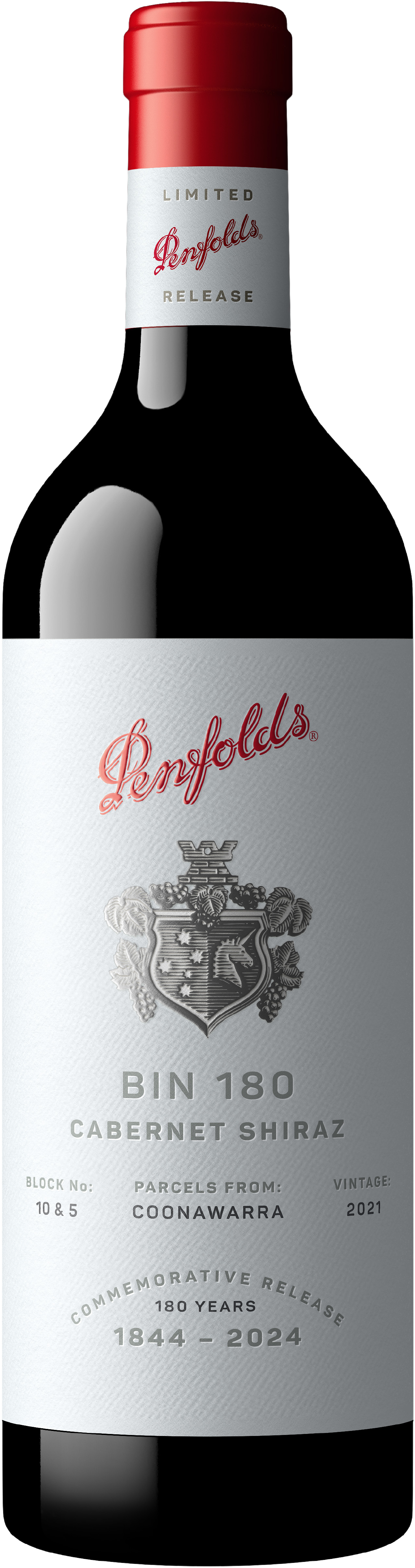 Penfolds Bin 180 Cabernet Sauvignon Shiraz 2021